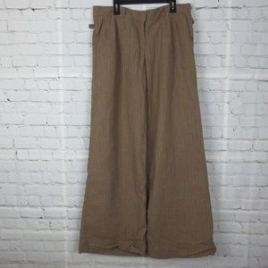 ANTHROPOLOGIE HEI HEI Wide Flare Leg Pants Striped